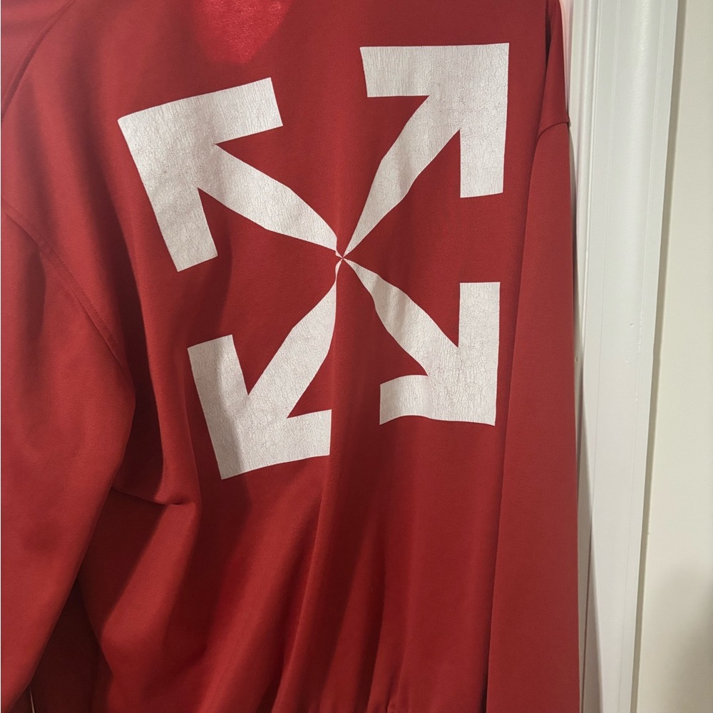 Red Sweatshirt off white